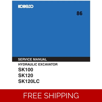 KOBELCO SK100, SK120, SK120LC EXCAVATOR SERVICE REPAIR MANUAL KOBELCO SK100, SK120, SK120LC EXCAVATOR SERVICE REPAIR MANUAL